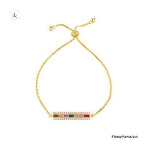 Gold Multicolored Bracelet